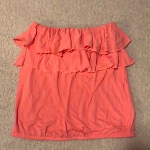 Pink tube top!